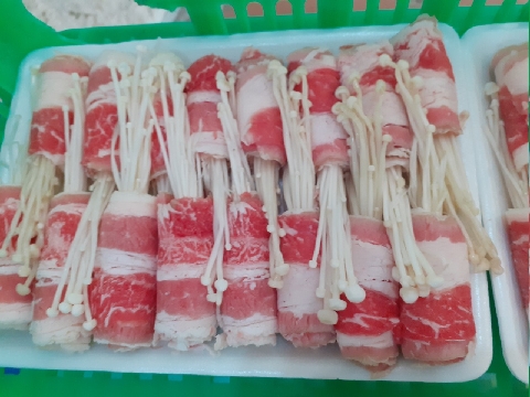BA CHỈ CUỘN NẤM KIM CHÂM