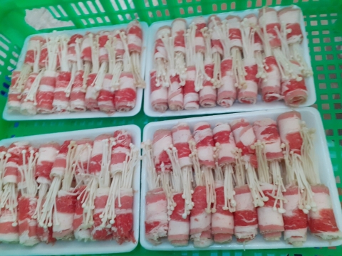 BA CHỈ CUỘN NẤM KIM CHÂM