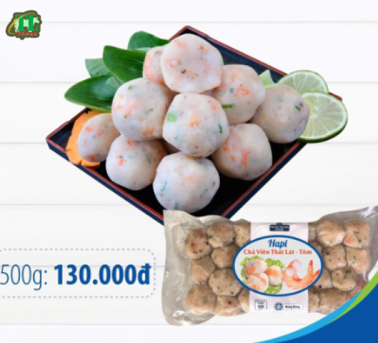 Chả viên thát lát - tôm 