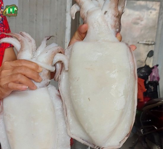 MỰC NANG LỘT VỎ SIZE 1 - 2KG