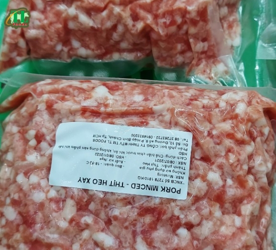 Thịt nạc vai heo xay